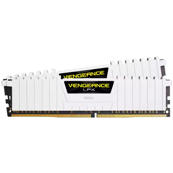 Corsair 16GB (2 x 8GB) DDR4 DRAM 3200MHz C16-18-18-36 Vengeance LPX Memory Kit - White Corsair 16GB (2 x 8GB) DDR4 DRAM 3200MHz C16-18-18-36 Vengeance LPX Memory Kit - White