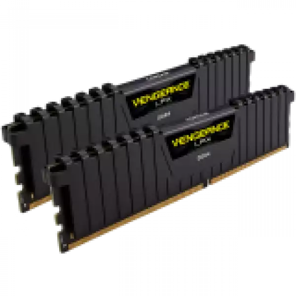 Corsair 16GB (2 x 8GB) DDR4 DRAM 3600MHz C20-23-23-43 Vengeance LPX AMD Ryzen Memory Kit - Black