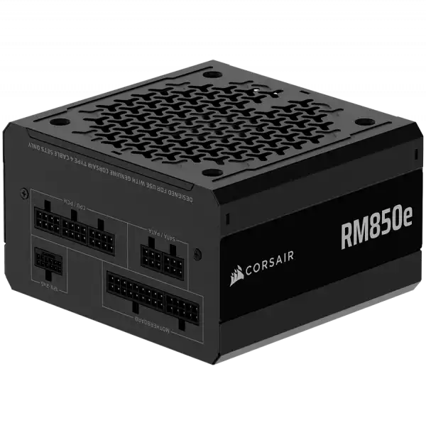 CORSAIR RMe Series RM850e 850 Watt ATX 3.1 PCIe 5.1 Cybenetics Gold Certified Fully Modular Power Supply