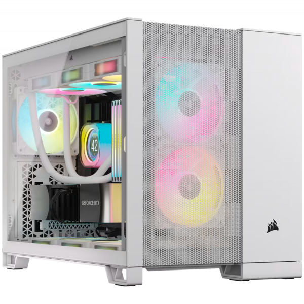 Corsair 2500D Airflow Tempered Glass Mid-Tower, White