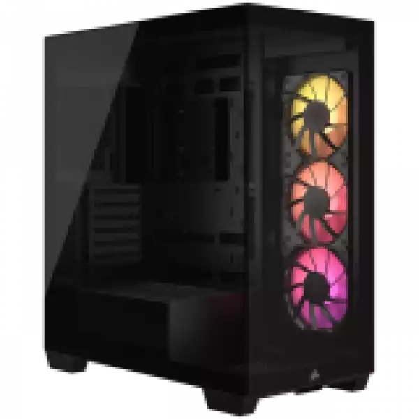 Corsair 3500X ARGB Tempered Glass Mid-Tower, Black