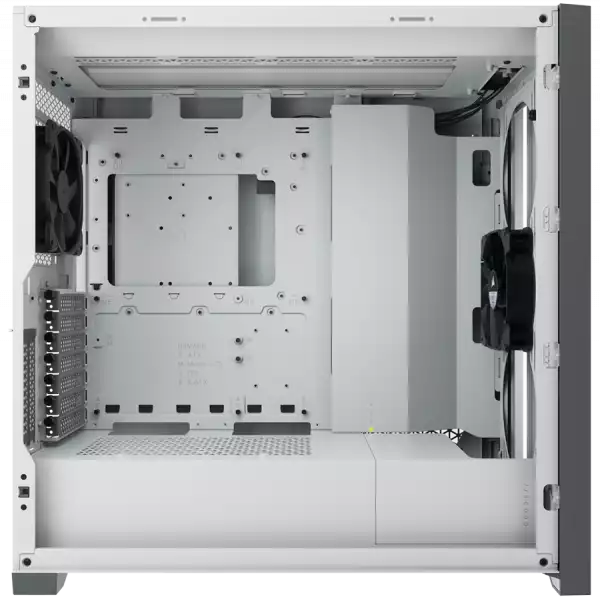 CORSAIR 5000D Tempered Glass Mid-Tower ATX PC Case — White