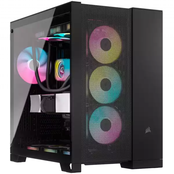 Corsair 6500D Airflow Tempered Glass Mid-Tower, Black