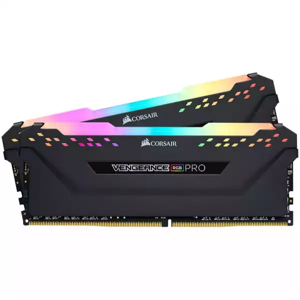CORSAIR DDR4 32GB 2x16GB 3200MHz DIMM CL16 VENGEANCE RGB Pro SL Black 1.35V XMP 2.0