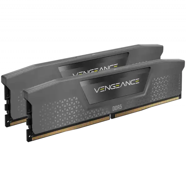 CORSAIR VENGEANCE 32GB 2x16GB DDR5 5600MT/s DIMM Unbuffered 36-36-36-76 Std PMIC AMD EXPO Cool Grey Heatspreader Black PCB 1.25V