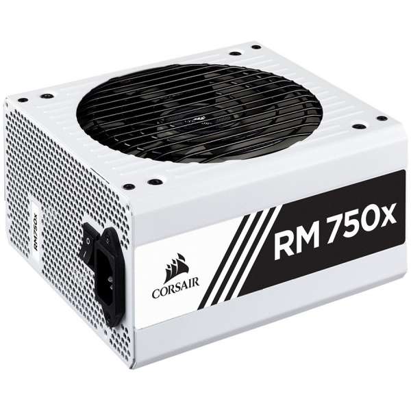 CORSAIR RMx White Series RM750x — 750 Watt 80 PLUS Gold Certified Fully Modular PSU (EU)