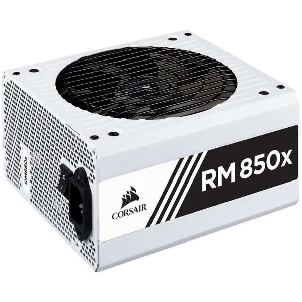 CORSAIR RMx White Series RM850x — 850 Watt 80 PLUS Gold Certified Fully Modular PSU (EU)