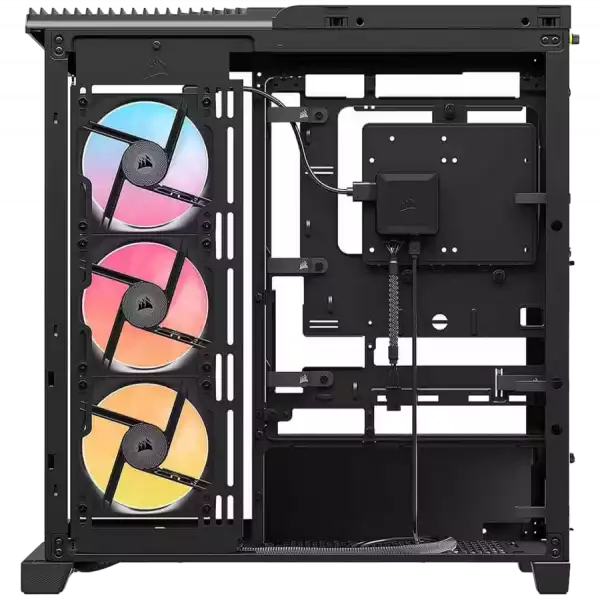 CORSAIR FRAME 4500X LX-R RGB Tempered Glass Mid-Tower, Black