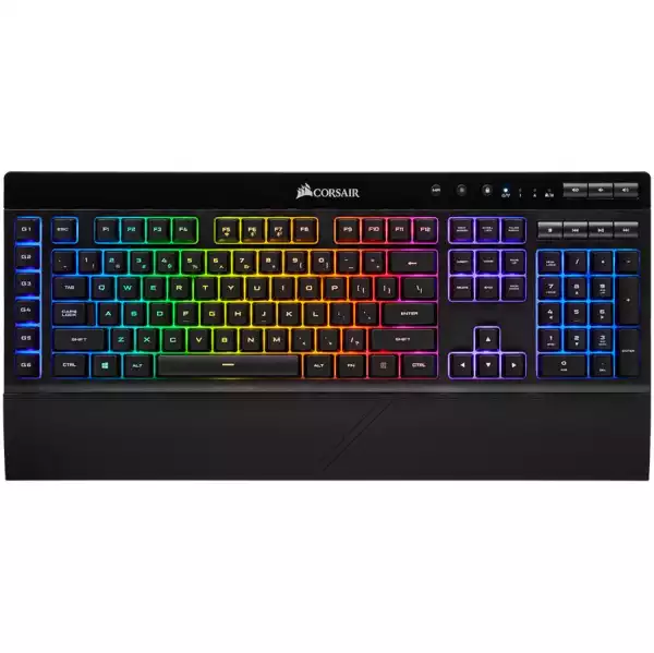 Corsair Gaming K57 RGB Wireless Gaming Keyboard with SLIPSTREAM WIRELESS Technology, Backlit RGB LED, Black (NA)