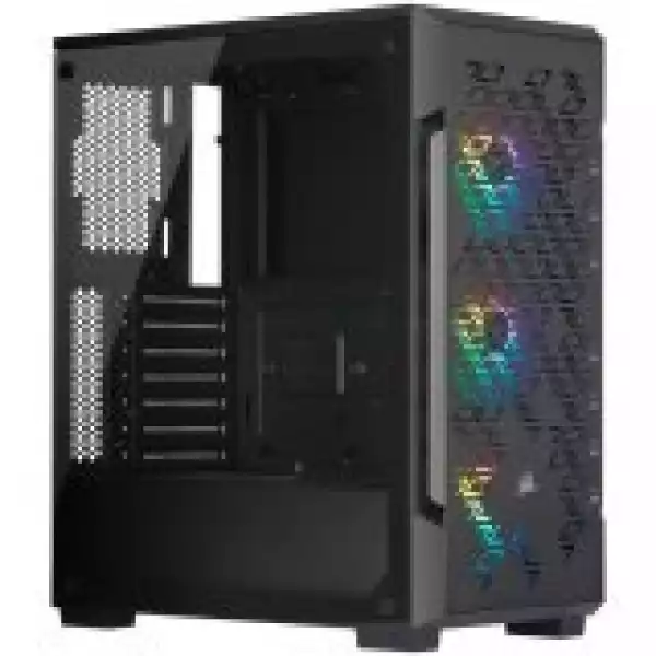 Corsair iCUE 220T RGB Airflow Tempered Glass Mid-Tower Smart Case, Black