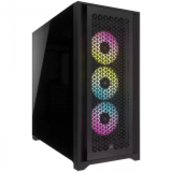 Corsair iCUE 5000D RGB Airflow Tempered Glass, Black Corsair iCUE 5000D RGB Airflow Tempered Glass, Black