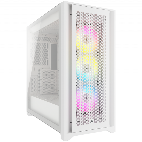 Corsair iCUE 5000D RGB Airflow Tempered Glass, True White Corsair iCUE 5000D RGB Airflow Tempered Glass, True White