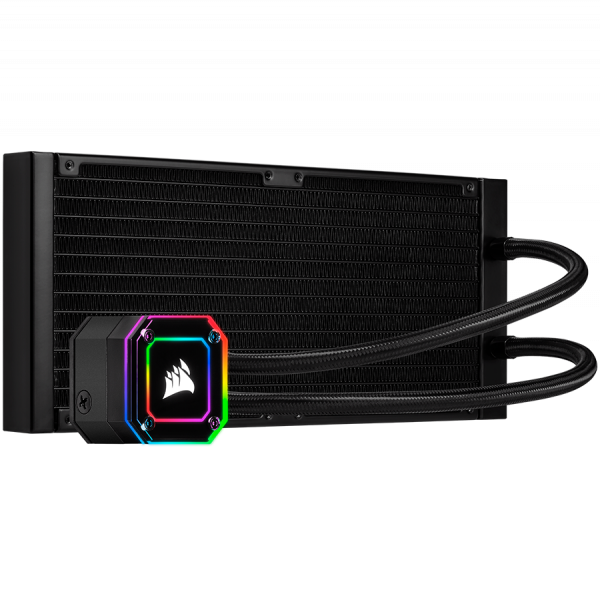 CORSAIR iCUE H115i ELITE CAPELLIX 280mm Radiator Dual 140mm ML RGB Fans Software Control Liquid CPU Cooler