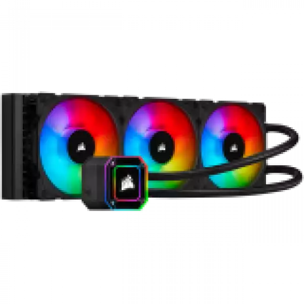 CORSAIR iCUE H150i ELITE CAPELLIX Liquid CPU Cooler, 360mm Radiator, Triple 120mm ML RGB PWM Fans, Intel: LGA1700 (with separate bracket)/LGA1200/LGA115X/LGA20XX, AMD: AM5/AM4/sTRX4/sTR4, 5Y warranty, black