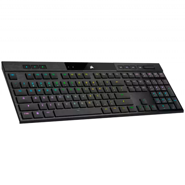 CORSAIR K100 RGB AIR Wireless Ultra-Thin Mechanical, Backlit RGB LED, CHERRY ULP Tactile, Black CORSAIR K100 RGB AIR Wireless Ultra-Thin Mechanical, Backlit RGB LED, CHERRY ULP Tactile, Black