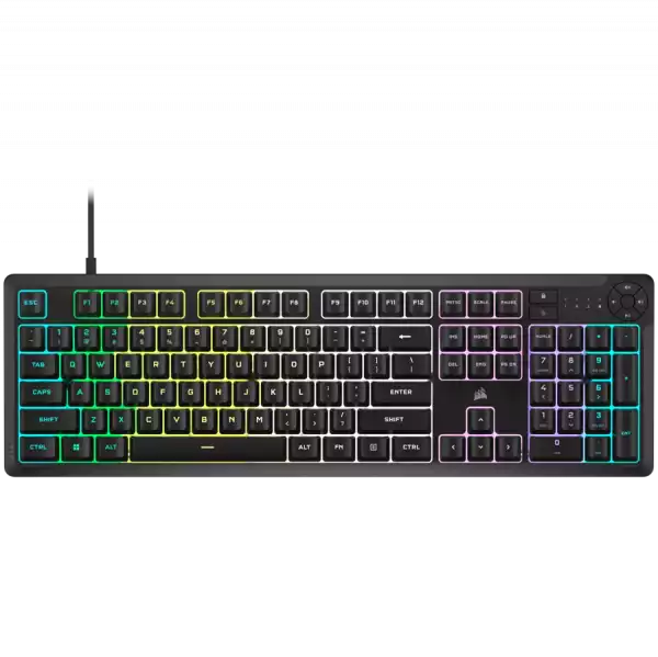 CORSAIR K55 CORE RGB Black, Fully customizable ten-zone RGB backlight CORSAIR K55 CORE RGB Black, Fully customizable ten-zone RGB backlight