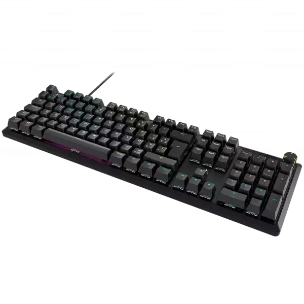 CORSAIR K70 CORE RGB Mechanical Black, Backlit RGB LED, MLX Red linear switches