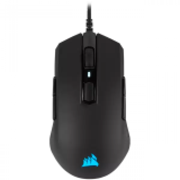 Corsair M55 RGB PRO Ambidextrous Multi-Grip Gaming Mouse, Black, Backlit RGB LED, 12400 DPI, Optical (EU version)