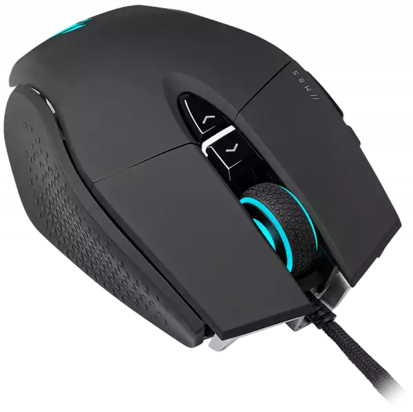 CORSAIR M65 RGB ULTRA, Backlit RGB LED, Optical, Silver ALU, Black