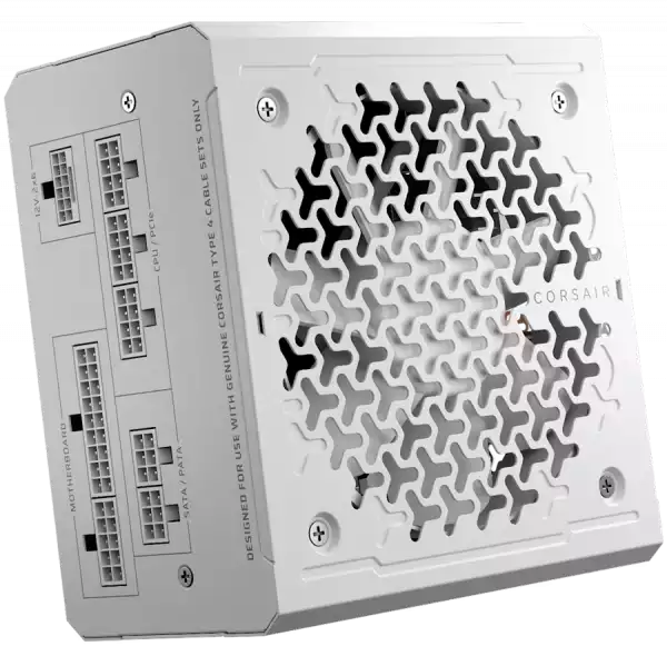 CORSAIR RM750e White, 750 Watt, Cybenetics Gold Certified, Fully Modular