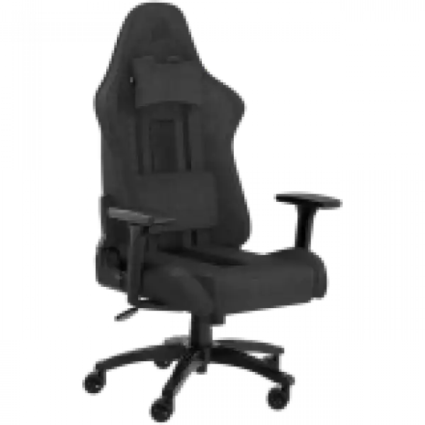 CORSAIR TC100 RELAXED Gaming Chair, Fabric - Grey and Black