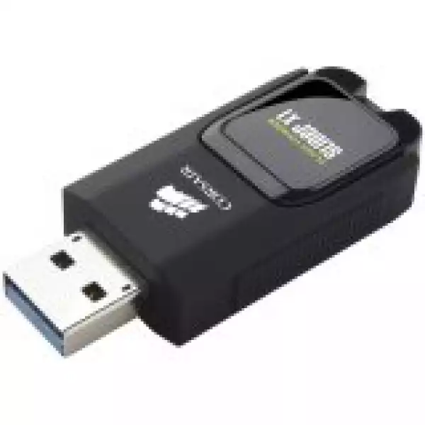 Corsair Flash Voyager Slider X1 USB 3.0 32GB, Capless Design, Read 130MBs, Plug and Play