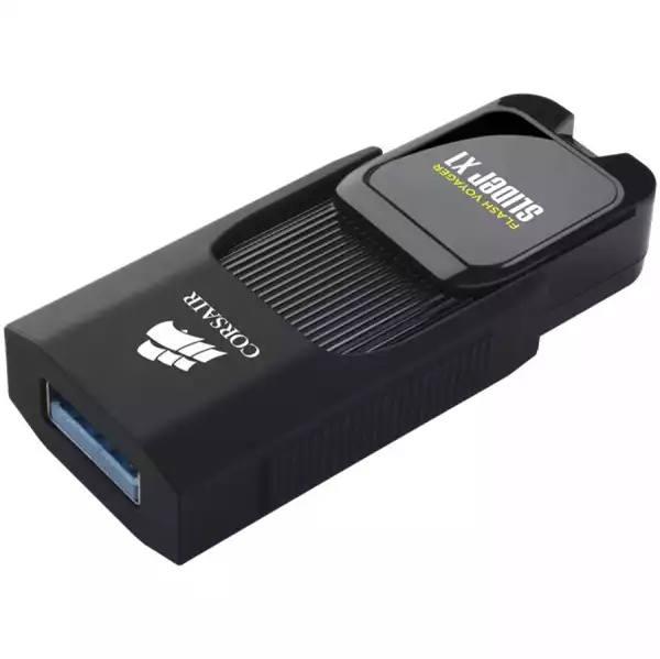 Corsair Flash Voyager Slider X1 USB 3.0 32GB, Capless Design, Read 130MBs, Plug and Play