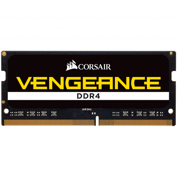 CORSAIR VENGEANCE DDR4 16GB 1x16GB 3200MHz SODIMM Unbuffered 22-22-22-53 Black PCB 1.2V CORSAIR VENGEANCE DDR4 16GB 1x16GB 3200MHz SODIMM Unbuffered 22-22-22-53 Black PCB 1.2V