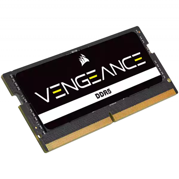 CORSAIR VENGEANCE DDR5 32GB 4800MHz SODIMM 1.1V 40-40-40-77 Black PCB