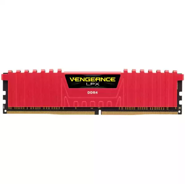 CORSAIR VENGEANCE LPX 8GB (1x8GB) DDR4 DRAM 2666MHz C16 Memory Kit - Red