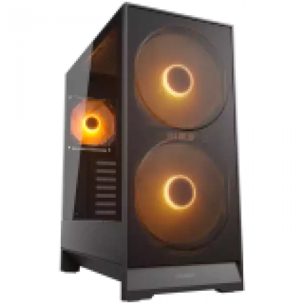 COUGAR AIRFACE 180 PC Case, Mid Tower, Black