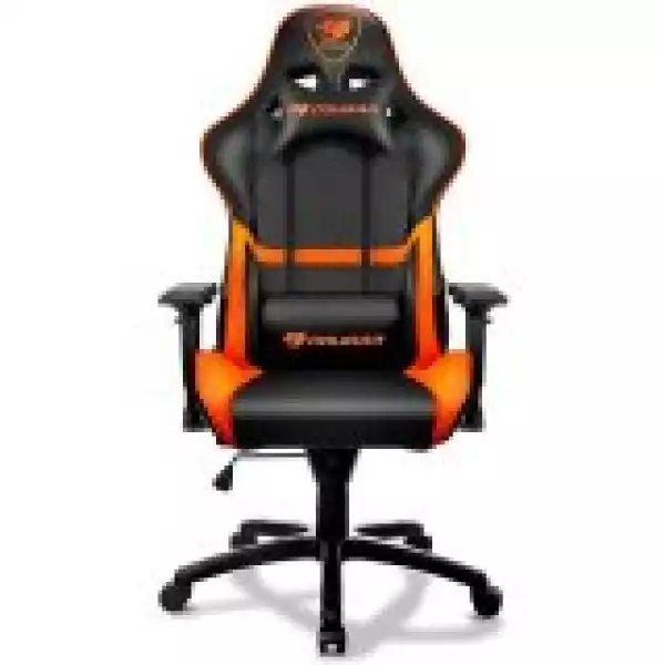 COUGAR Armor Gaming Chair, Piston Lift Height Adjustment,180º Reclining,Adjustable Tilting Resistance,3D Adjustable Arm Rest,Full Steel Frame,Ultimate Quality: Class 4 Gas Lift Cylinder