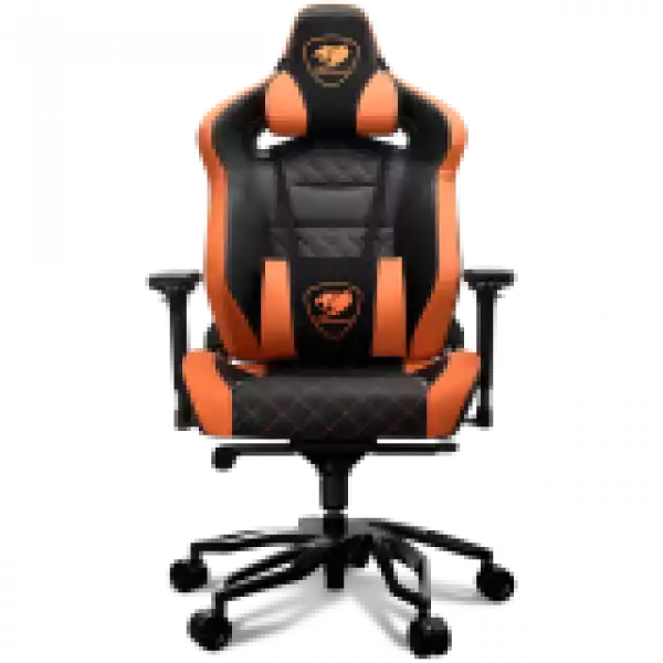 COUGAR Armor Titan PRO, Gaming chair, Suede-Like Texture, Body-embracing High Back Design, Breathable Premium PVC Leather, Memory Head Pillow & Lumbar Pillow, 170º Reclining, 4D Adjustable Arm Rest, Class 4 Gas Lift Cylinder