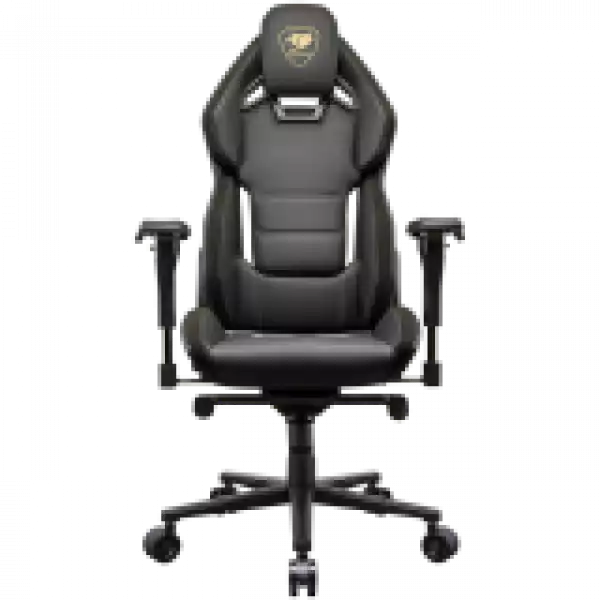COUGAR Chair Hotrod Royal, Hyper-Dura leatherette, Micro suede-like texture, 150º Reclining, Piston Lift Height Adjustment, RocX, 4D Adjustable Armrest,Plus-Size Wheels, Class 4 Gas Lift Cylinder,