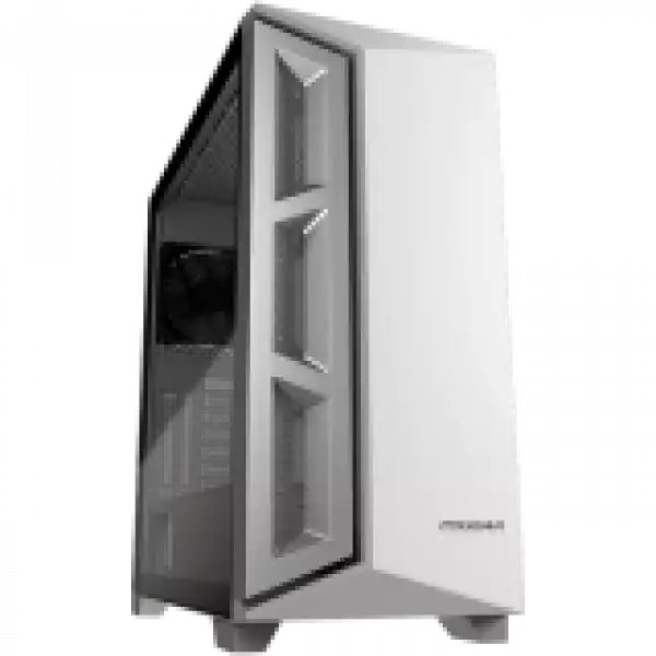 COUGAR Dark Blader X5 White, Mid-Tower, Mini ITX / Micro ATX / ATX / CEB / E-ATX, 220 x 486 x 468 (mm), USB 3.0 x 1, USB 2.0 x 2, Mic x 1 / Audio x 1, Reset Button, Transparent Left Panel, 120mm x 1 (Black Rear fan x 1 pre-installed)
