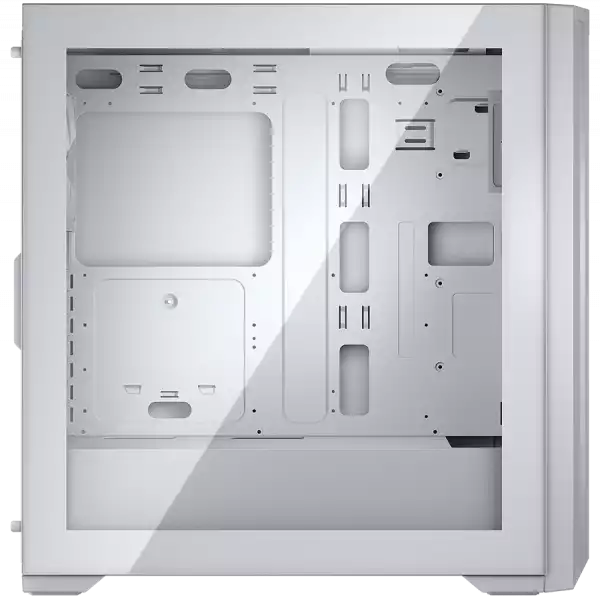 COUGAR MX330-G Pro White, Mid Tower, Mini ITX/Micro ATX/ATX, Type-C, USB 3.0 x 2, USB 2.0 x 1, Audio/Mic 3.5mm jack x 1, 120mm pre-installed fan, Tempered glass, 209 x 495 x 475 (mm)