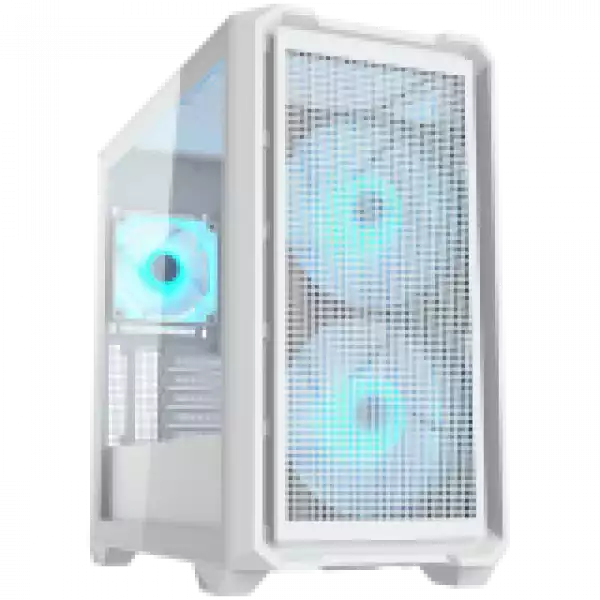 COUGAR MX600 Mini RGB PC Case, Mini Tower, White