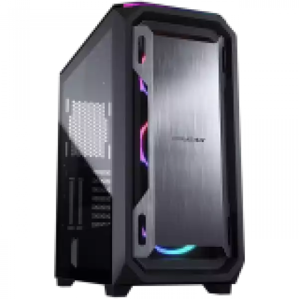 COUGAR MX670 RGB, Mid Tower, Mini ITX / Micro ATX / ATX / CEB / E-ATX, 220 x 492 x 465(mm), Type C 3.1 x 1, USB 3.0 x 2, Mic x 1 / Audio x 1, RGB Button, Built-in LED Controller, Brushed Aluminum, 3 ARGB Fans Pre-installed