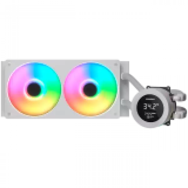 COUGAR Poseidon Vistek ARGB 240 AiO Liquid Watercooling - White
