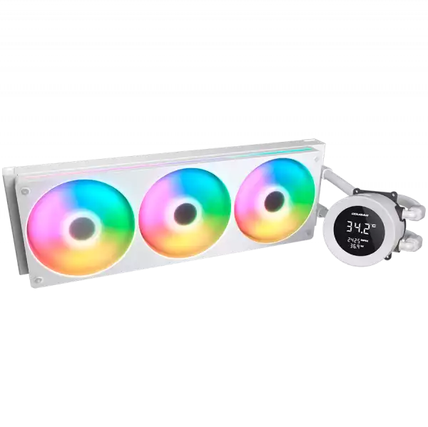COUGAR Poseidon Vistek ARGB 360 AiO Liquid Watercooling - White