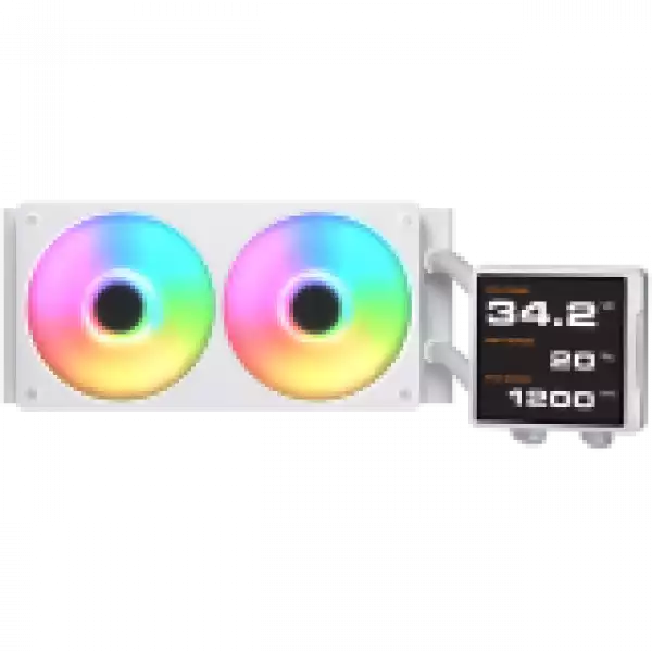 COUGAR Poseidon Vistek Pro ARGB 240 AiO Liquid Watercooling - White