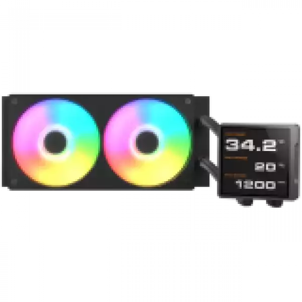 COUGAR Poseidon Vistek Pro ARGB 240 AiO Liquid Watercooling - Black