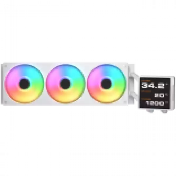 COUGAR Poseidon Vistek Pro ARGB 360 AiO Liquid Watercooling - White