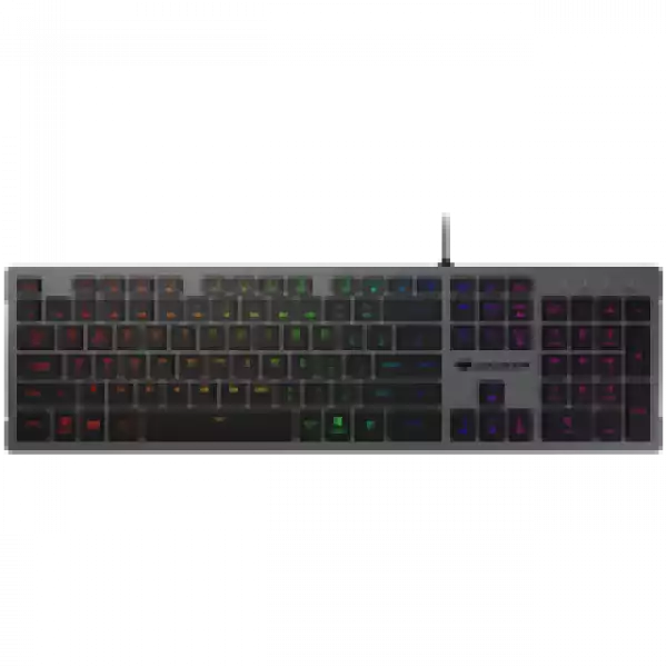 COUGAR Vantar S, Gaming Keyboard, Flat Caps With Scissor-Switch, 19-Key Rollover, Eight Backlight Effects, Anti-Ghosting Technology, Adjustable Stand, Dimensions: 446.5 x 128 x 16.3 mm