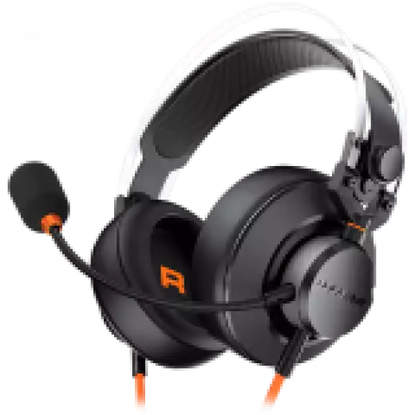 COUGAR VM410 Tournament, 53mm Graphene Diaphragm Drivers, 9.7mm Noise Cancellation Microphone, Volume Control and Microphone Switch Control, 259g Ultra Lightweight Suspended Leatherlike Headband Design