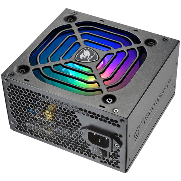 COUGAR XTC650 ARGB, 650W, 80 Plus Efficiency, Connectors: 1x 24-pin MB, 1x 8-pin CPU, 2x P-ATA, 6x S-ATA, 2x PCI-E 8(6+2)-pin, Under&Over Voltage Protection, SCP, OPP, OCP, Superior Fan Curve Tuning, Active PFC, ARGB Sync, 105°C Japanese Capacitors
