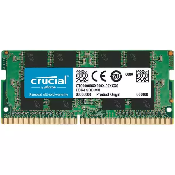 Crucial 16GB DDR4-3200 SODIMM CL22 (8Gbit/16Gbit) Tray