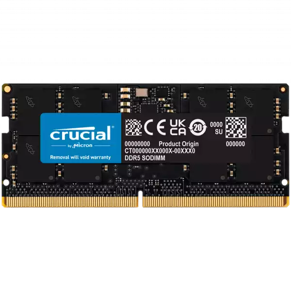 Crucial 32GB DDR5-5600 SODIMM CL46 (16Gbit) Tray