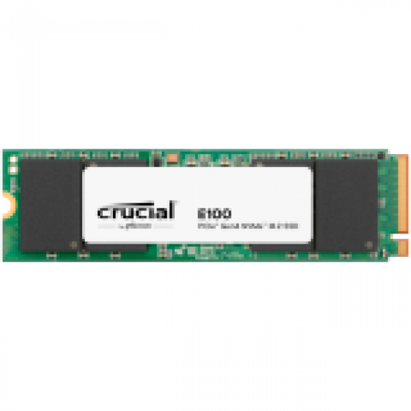 Crucial E100 2TB SSD PCIe 4.0 Gen4 M.2 2280 NVMe, Read/Write: 5000/3000 MB/s