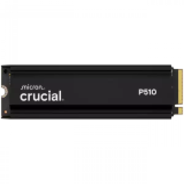 CRUCIAL P510 1000GB [1TB] NVMe PCIe Gen.5 M.2 2280 Heatsink